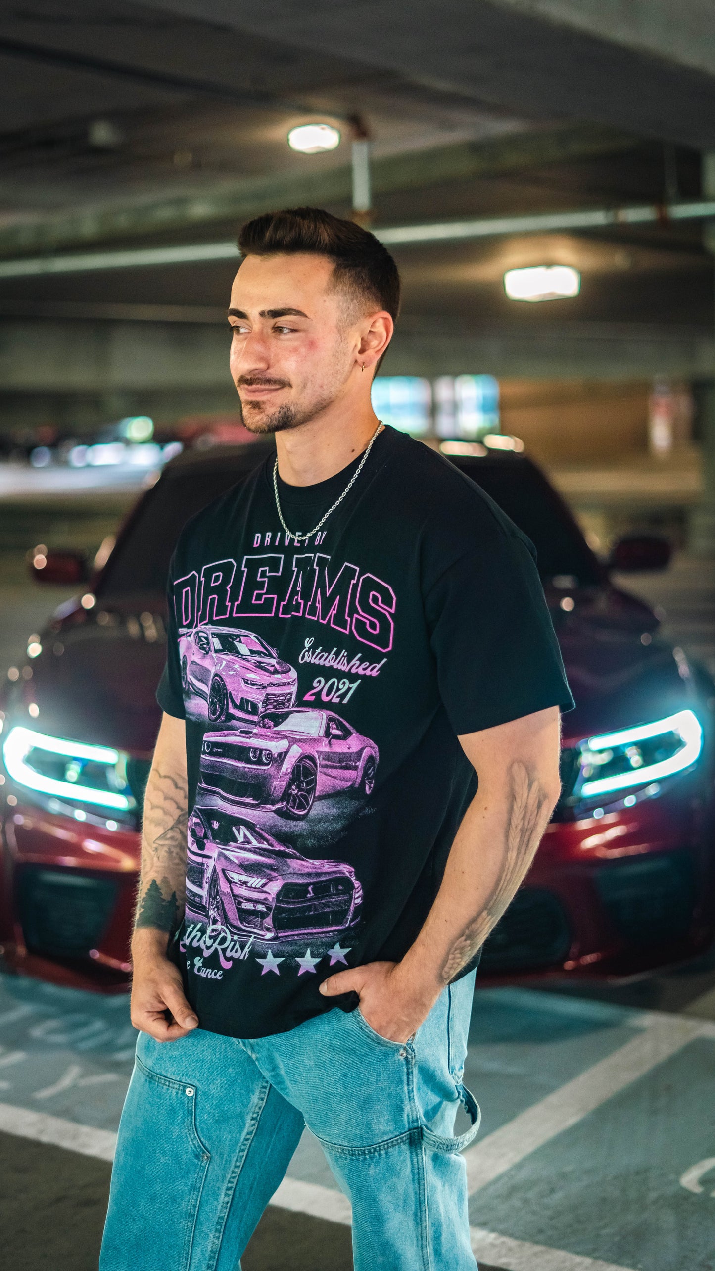 MUSLCE CAR TEE